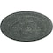 Ekena Millwork Naple Ceiling Medallion (Fits Canopies up to 3 3/8"), 37 1/2"OD x 3 3/8"P, Athenian Green Crackle CM37NAAGC - alternate 2